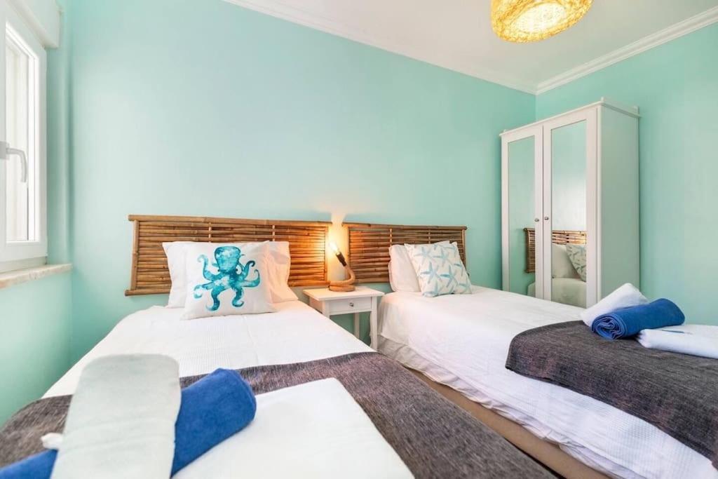 New Beach Flat With Top View - 3 Min To Sea In Luz Exteriér fotografie